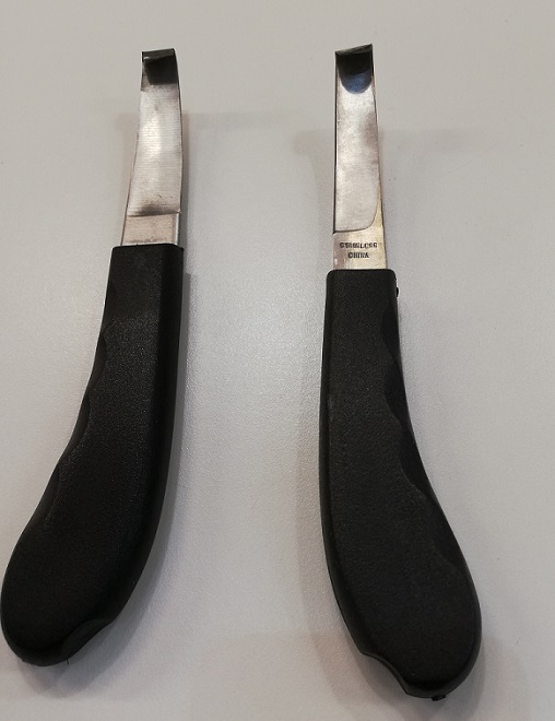 COLTELLO/RASCHIETTO PER ZOCCOLI TAGLIO LATERALE*  